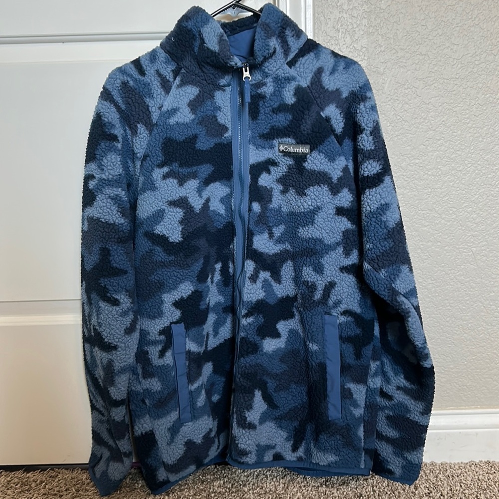 Men’s Columbia Zip Up Tie Dye Hoodie